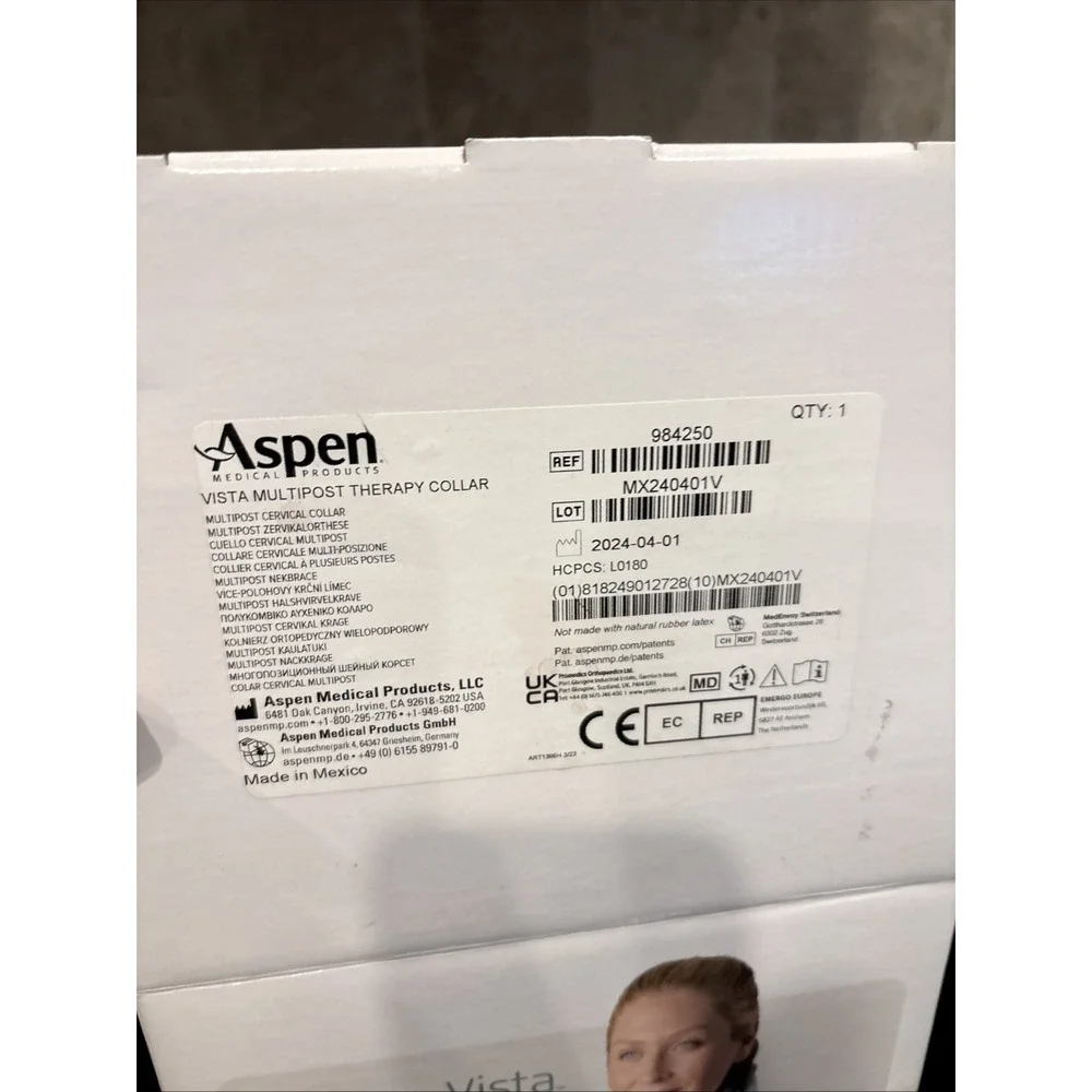 Aspen Vista MultiPost Therapy Collar Brace Neck Stabilization Immobilization CE
